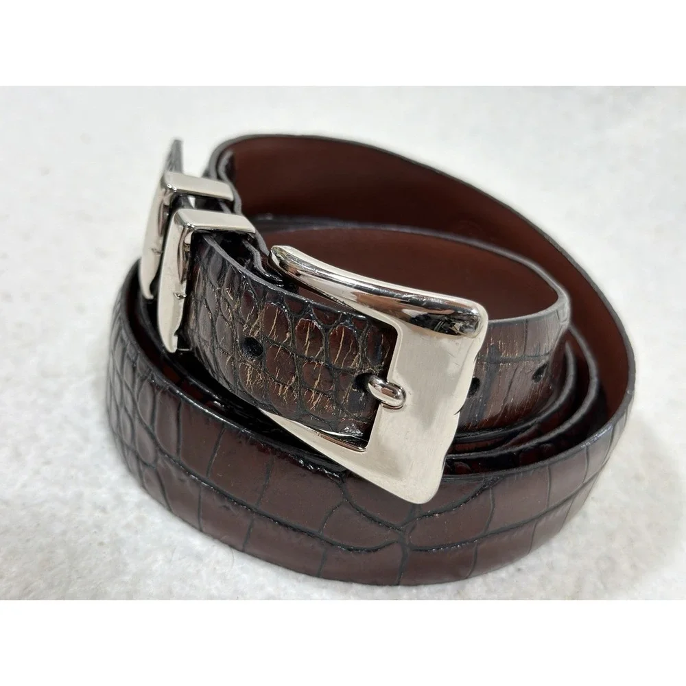Paul‎ Fredrick Leather Belt Mens 50